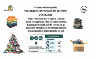 Info SIPOM collecte vêtements….